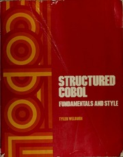 Cover of edition structuredcobolf00welb