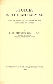 Cover of edition studiesintheapoc00charuoft