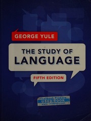 Cover of edition studyoflanguage0000yule_s1c4