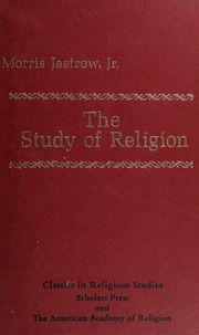 Cover of edition studyofreligion0000jast