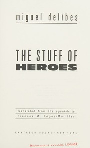 Cover of edition stuffofheroes0000deli