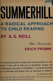 Cover of: Summerhill: A Radical Approach to Child Rearing