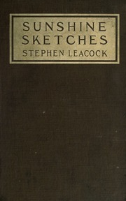 Cover of edition sunshinesketches00leaciala