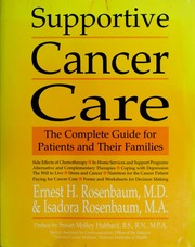 Cover of edition supportivecancer00erne