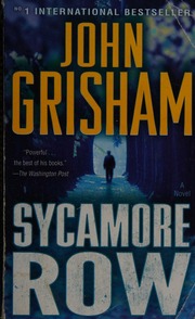 Cover of edition sycamorerownovel0000gris_b3j4
