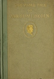 Cover of edition tabletalkofabrah00linc