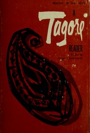 Cover of edition tagorereader00tago