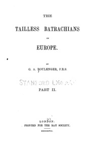 Cover of edition taillessbatrach00boulgoog