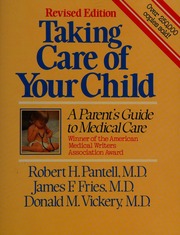 Cover of edition takingcareofyour0000pant_q6g0
