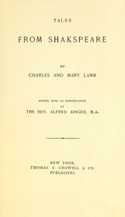 Cover of edition talesfromshakesp00lamb_1