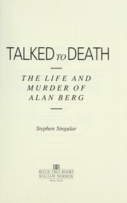 Cover of edition talkedtodeathlif00sing
