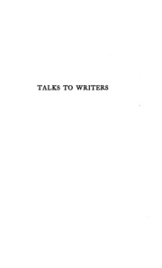 Cover of edition talkstowriters00erskgoog