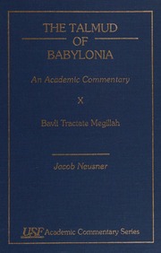 Cover of edition talmudofbabyloni0000neus