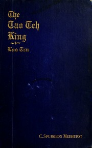 Cover of edition taotehkingshorts00laoz
