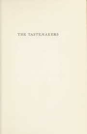 Cover of edition tastemakers0000lyne