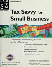 Cover of edition taxsavvyforsmall9th00dail
