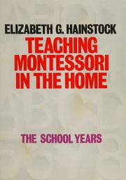 Cover of edition teachingmontesso0000hain