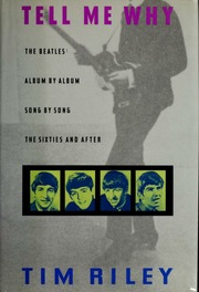 Cover of edition tellmewhybeatles00rile_1