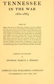 Cover of edition tennesseeinwar1800wright