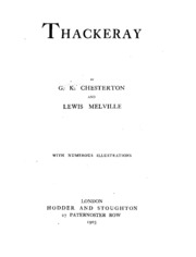 Cover of edition thackeray00chesgoog