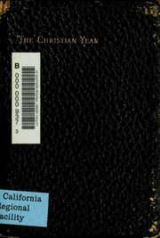 Cover of edition thechristianyear00kebl