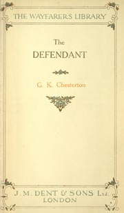 Cover of edition thedefendant00chesuoft