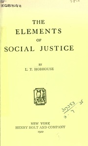 Cover of edition theelementsofsoc00hobhuoft