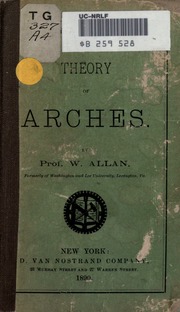 Cover of edition theoryofarches00allarich