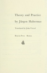 Cover of edition theorypractice00habe