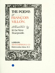 Cover of edition thepoemsoffranc00vill