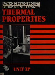 Cover of edition thermalpropertie0000unse