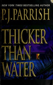 Cover of edition thickerthanwater00parr_0
