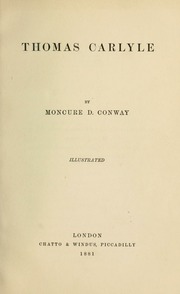 Cover of edition thomascarlyle00conw