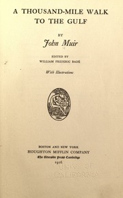 Cover of edition thousandmile00muirrich