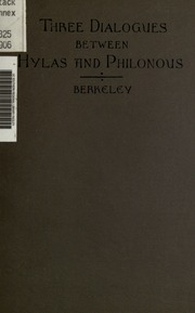Cover of edition threedialoguesbe00berkiala