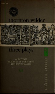 Cover of edition threeplays00wild