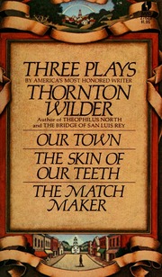 Cover of edition threeplaysourtow00wild
