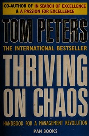 Cover of edition thrivingonchaos0000pete