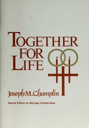 Cover of edition togetherforlife00jose