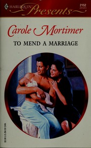 Cover of edition tomendmarriage00mort