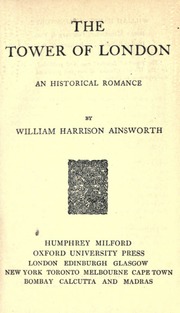 Cover of edition toweroflondonhis00ainsiala
