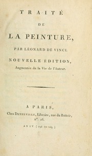 Cover of edition traitepeinturepa00leon