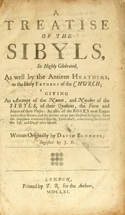 Cover of edition treatiseofsibyls00blon