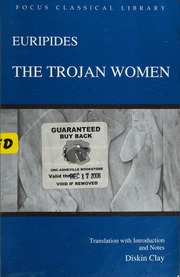 Cover of edition trojanwomen0000euri_u6v0
