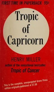 Cover of edition tropicofcapricor0000unse_c7g9