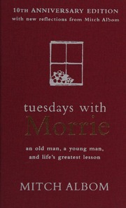Cover of edition tuesdayswithmorr0000albo