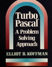 Cover of edition turbopascalprobl0000koff