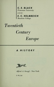 Cover of edition twentiethcentury00blac