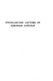 Cover of edition uncollectedlett00lincgoog