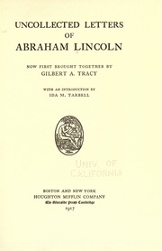 Cover of edition uncollectedlett00lincrich